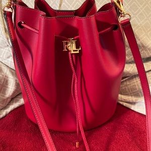 Ralph Lauren drawstring handbag